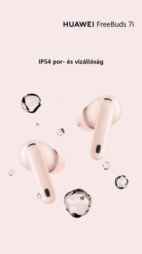 Huawei Freebuds 7i Bluetooth fülhallgató, rózsaszín